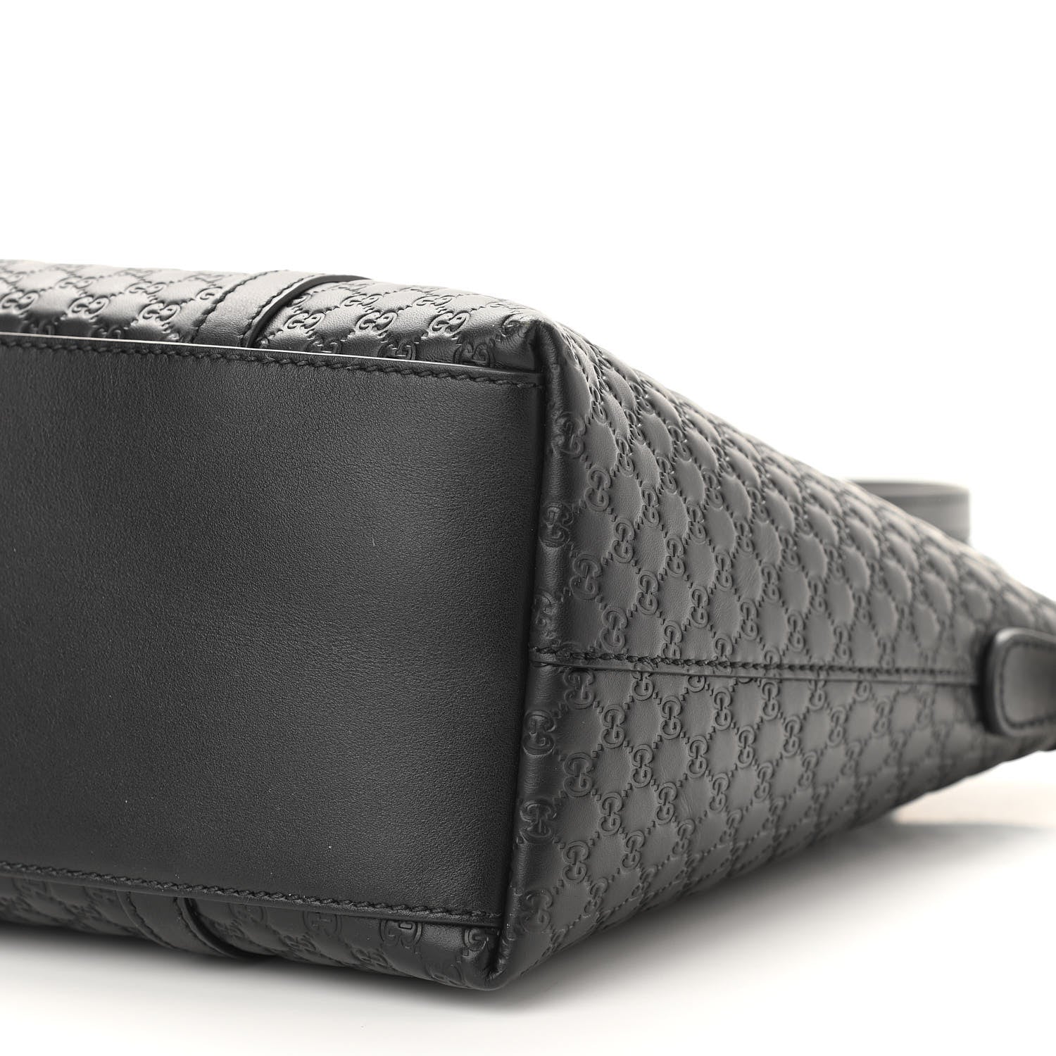 Gucci Soft Microguccissima Small Zippered Satchel Black 10 of 10