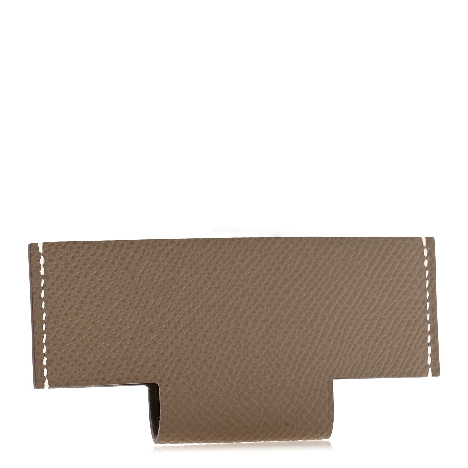 Hermes Epsom H Pocket Card Holder Etoupe 3 of 8