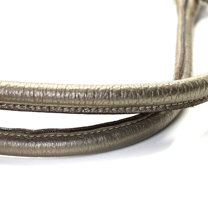Fendi Zucchino Vachetta Shoulder Bag Caffe Argilla Canna di Fucile 9 of 15