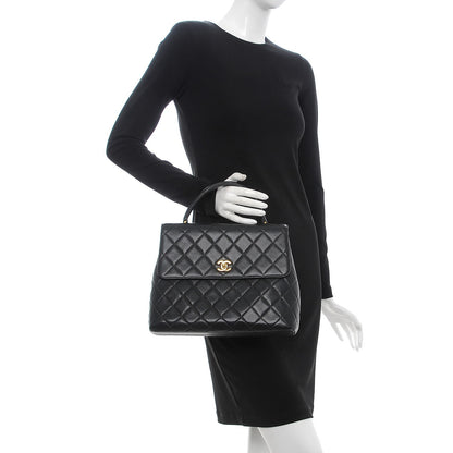 Chanel Caviar Quilted Jumbo Kelly Flap Black 2 of 12