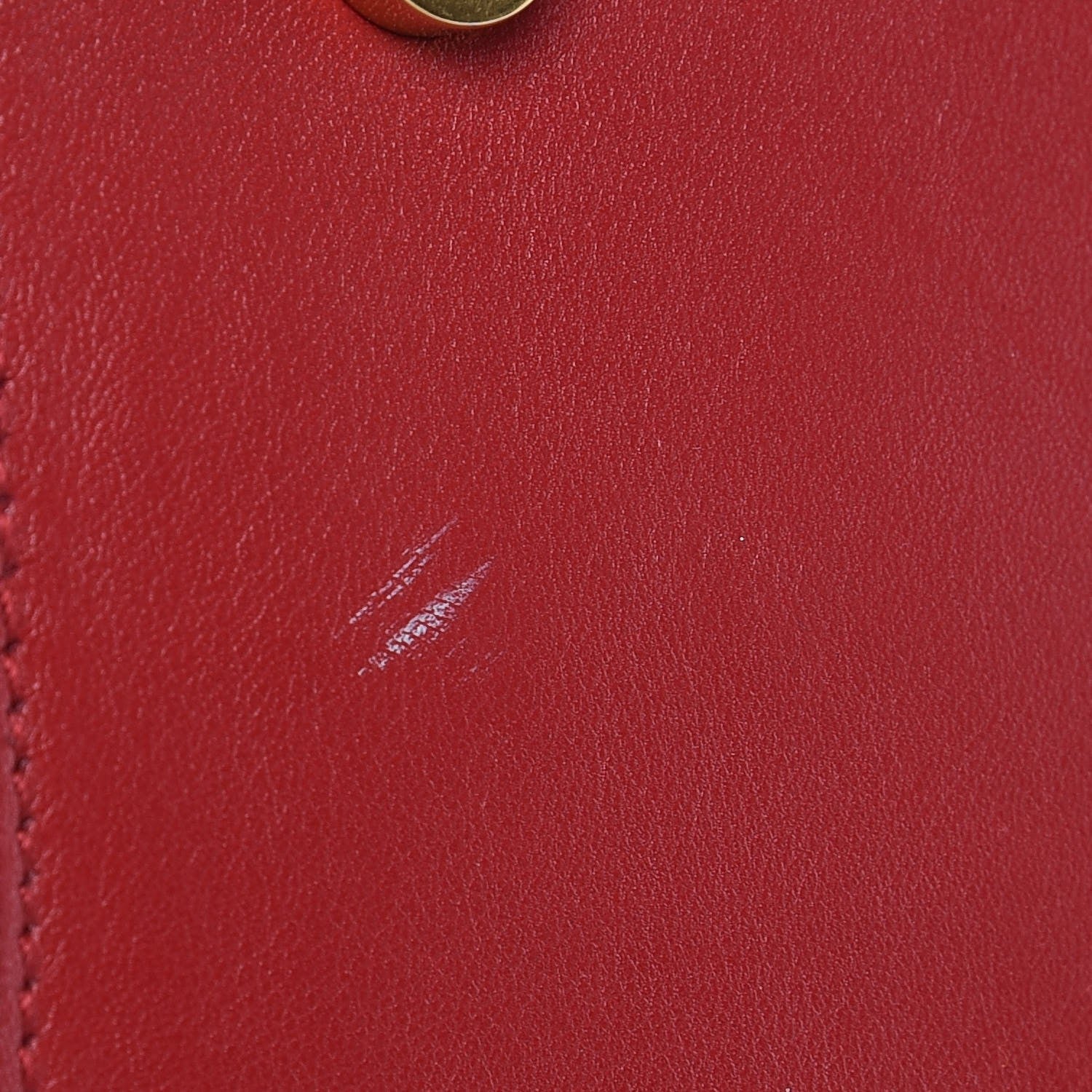 Saint Laurent Calfskin Small Sac De Jour Lipstick Red 10 of 19