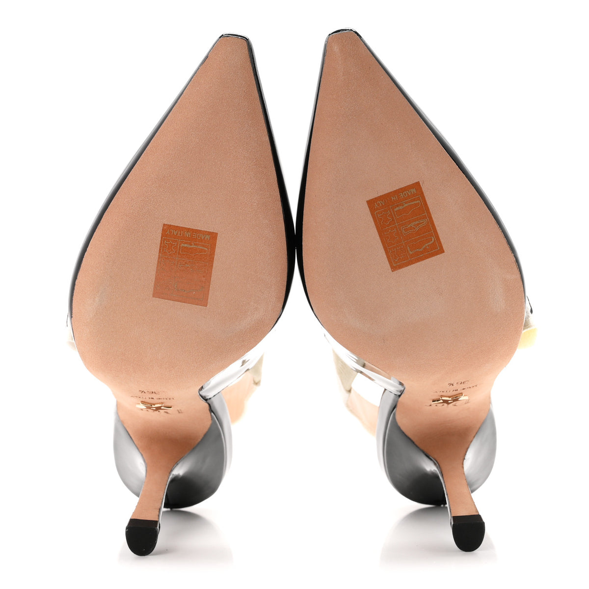 Christian Dior Patent Ribbon J'Adior Slingback 100mm Pumps 36.5 Black 6 of 9