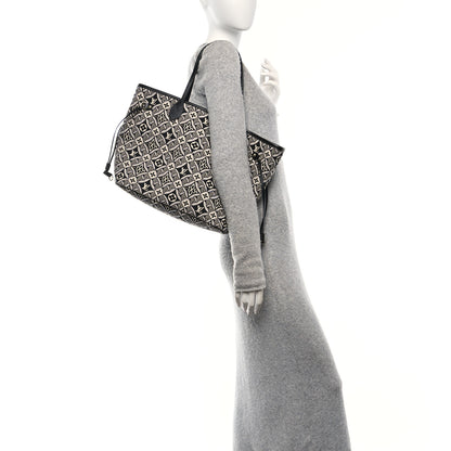 Louis Vuitton Jacquard Since 1854 Neverfull MM Grey 2 of 11