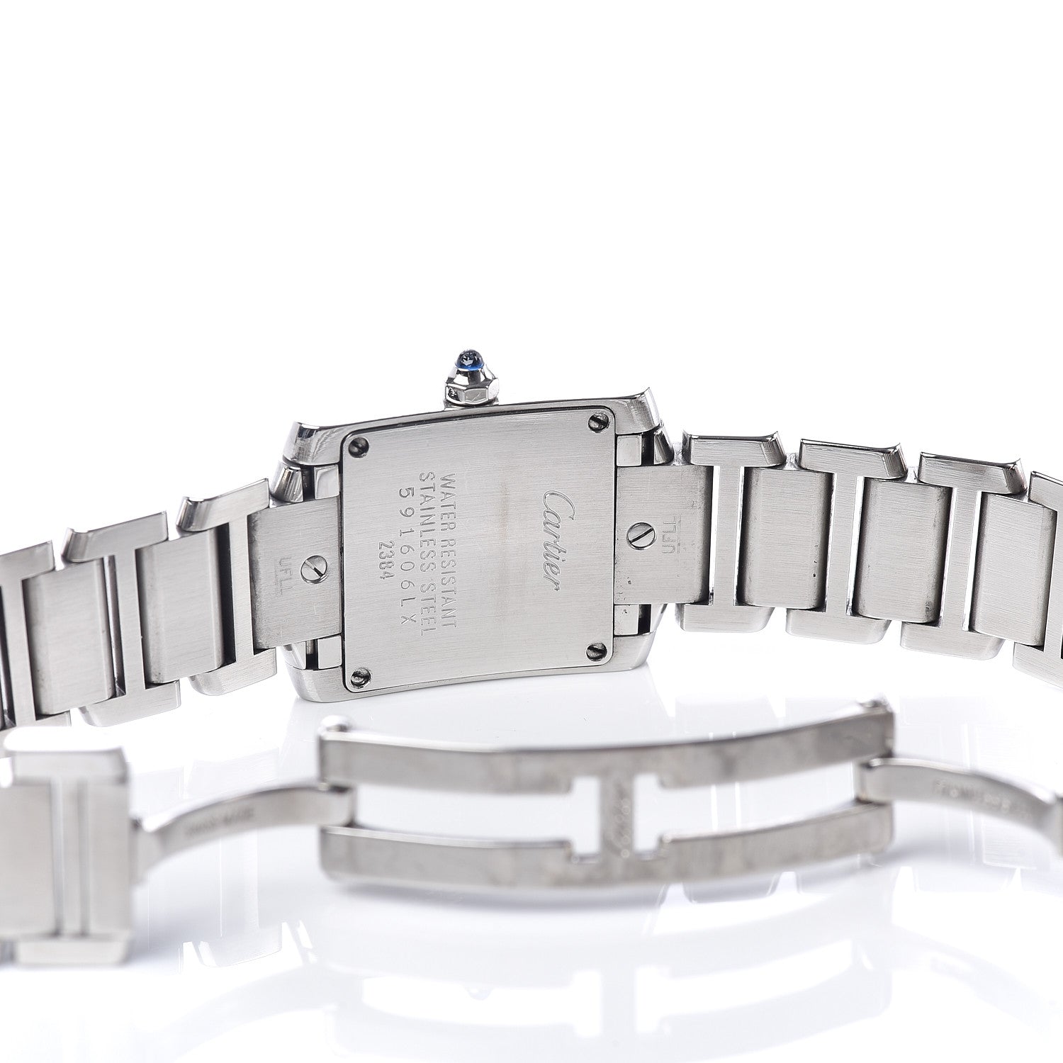 Cartier Stainless Steel 20mm Tank Francaise Quartz Watch 7 of 8