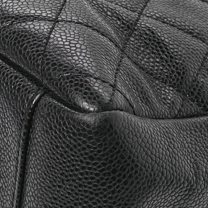 Chanel Caviar Quilted Grand Shopping Tote GST Black 10 of 12