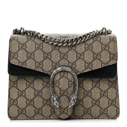 Gucci GG Supreme Monogram Mini Dionysus Shoulder Bag Black 1 of 15