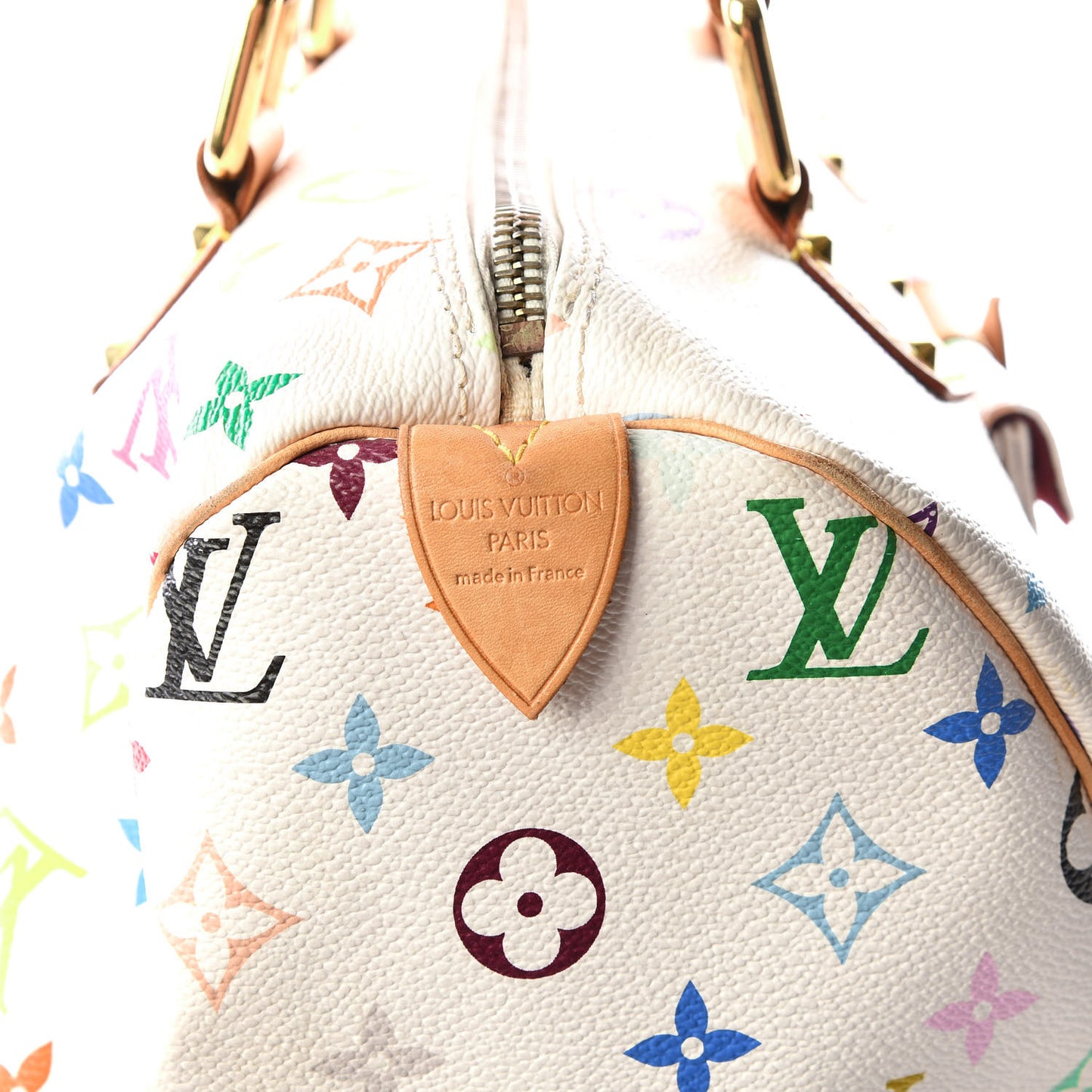 Monogram Multicolor Speedy 30 White