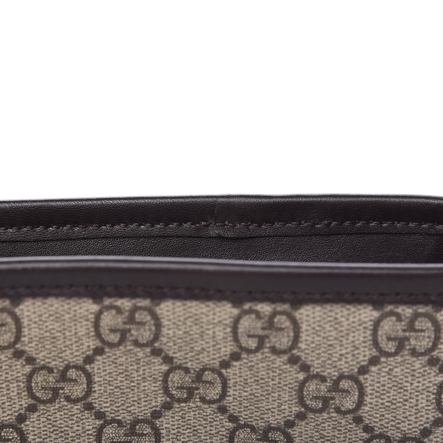Gucci GG Plus Monogram Medium Flat Messenger Bag Dark Brown 11 of 11