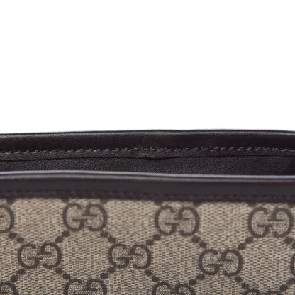 Gucci GG Plus Monogram Medium Flat Messenger Bag Dark Brown 11 of 11
