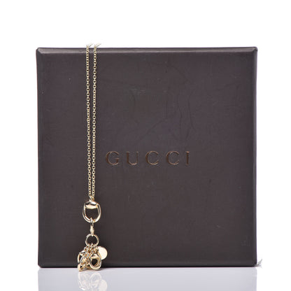 Gucci 18K Yellow Gold Multi Horsebit Pendant Necklace 8 of 8