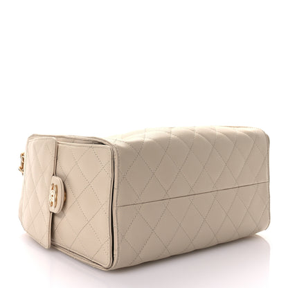 Chanel Caviar Quilted Small Chanel 25 Handbag Beige 4 of 11