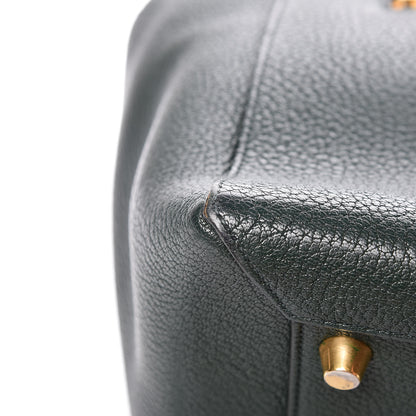 Celine Goatskin Smooth Calfskin Mini Belt Bag Dark Green 18 of 18