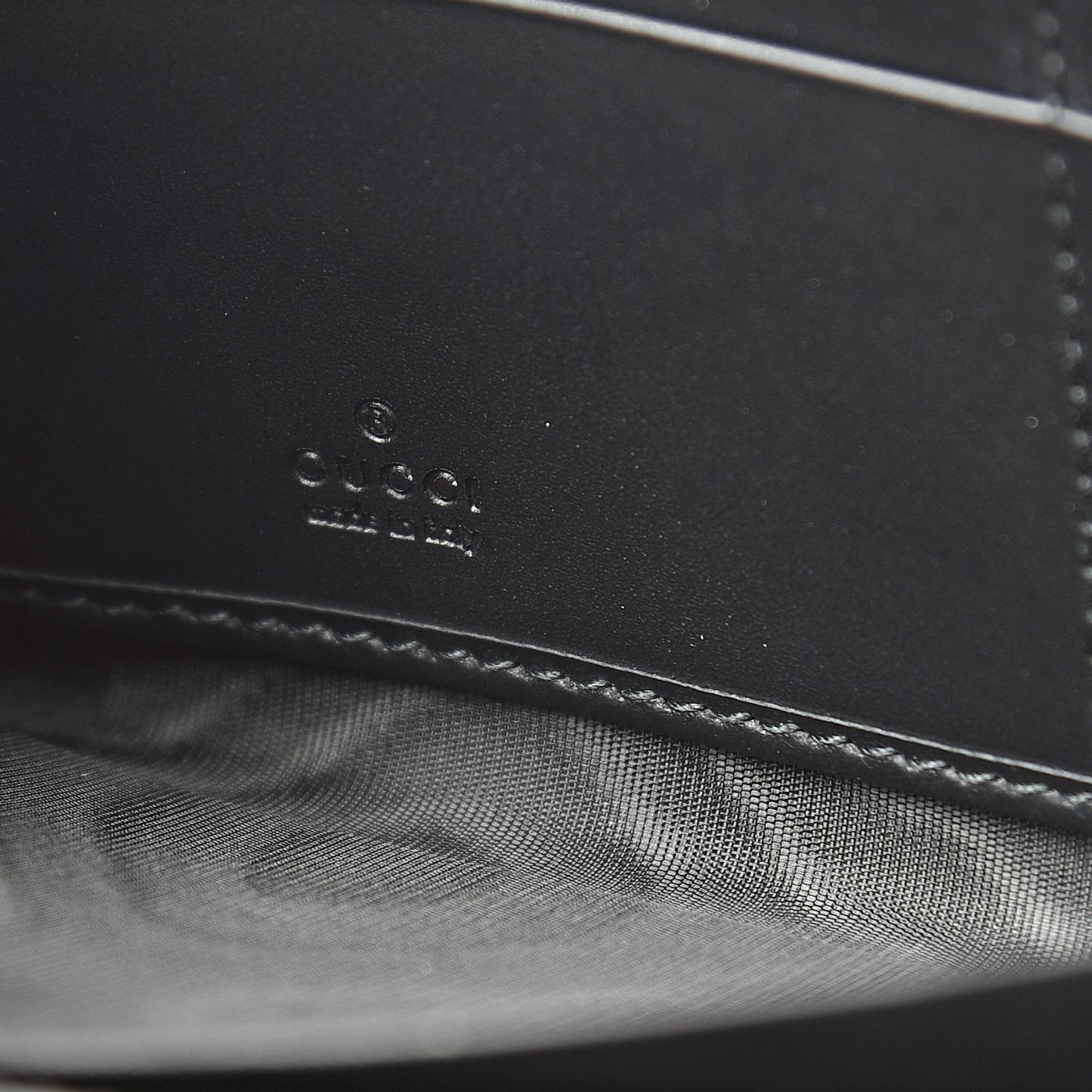 GG Supreme Monogram Bee Zip Around Wallet