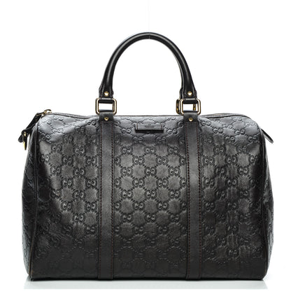 Gucci Guccissima Medium Joy Boston Dark Brown 1 of 9