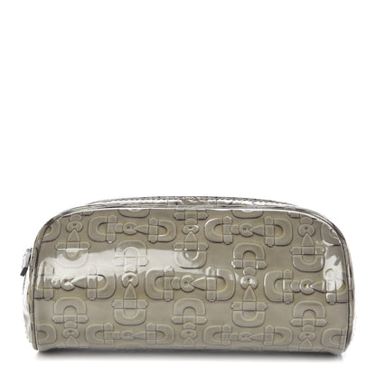 Gucci Patent Horsebit Embossed Small Cosmetic Case Green 1 of 10