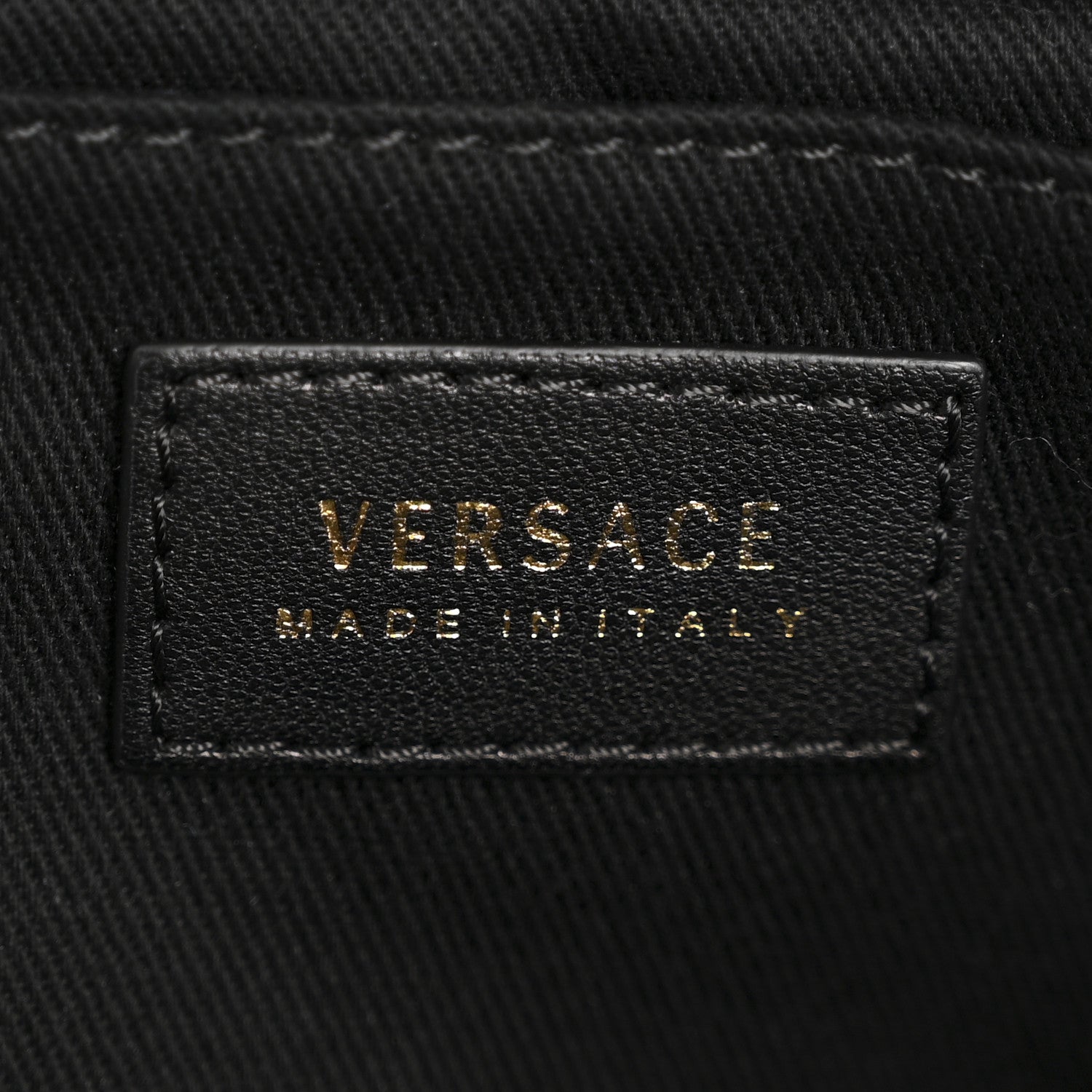 Versace Nappa Barocco Quilted Vanitas Medea Belt Bag Black Red White 6 of 14