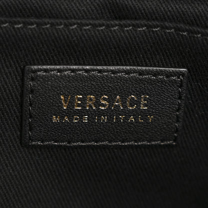 Versace Nappa Barocco Quilted Vanitas Medea Belt Bag Black Red White 6 of 14