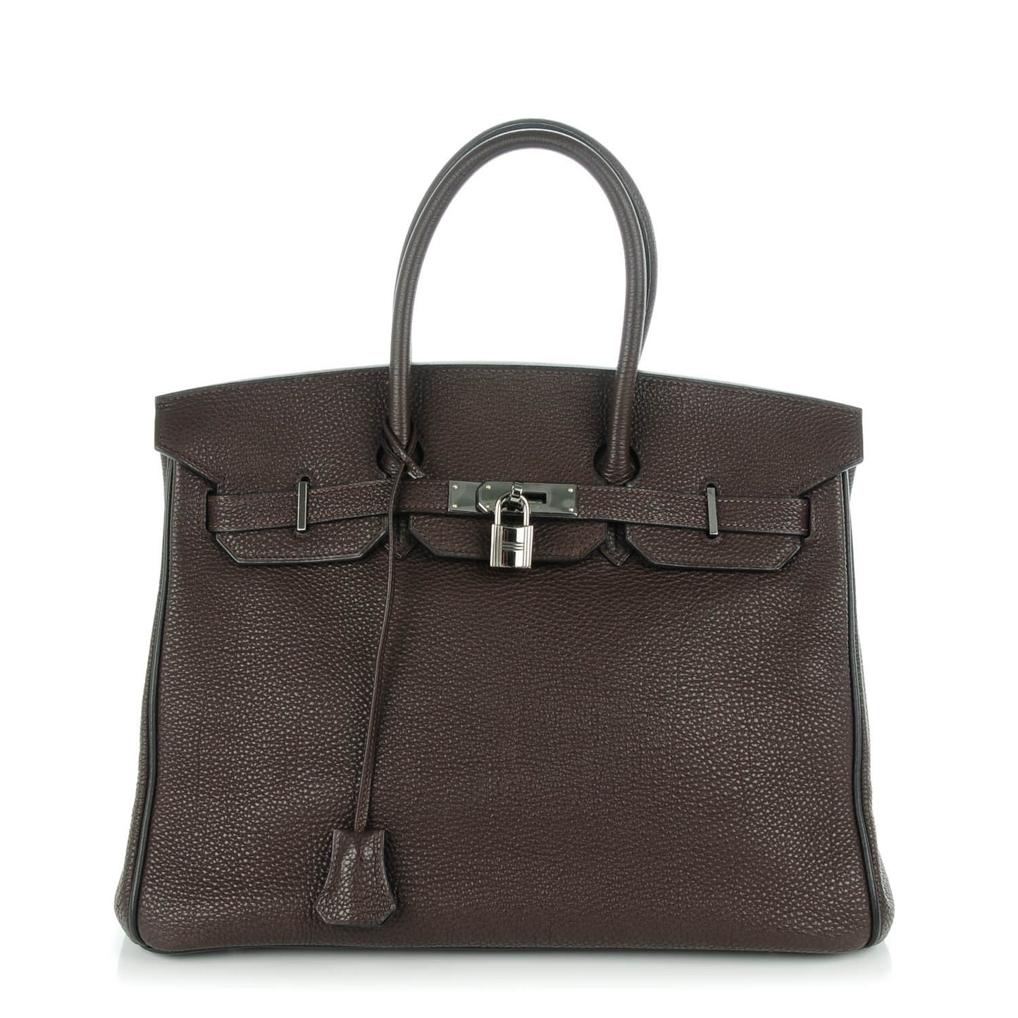 Togo Bi-Color Birkin 35 Chocolate Black