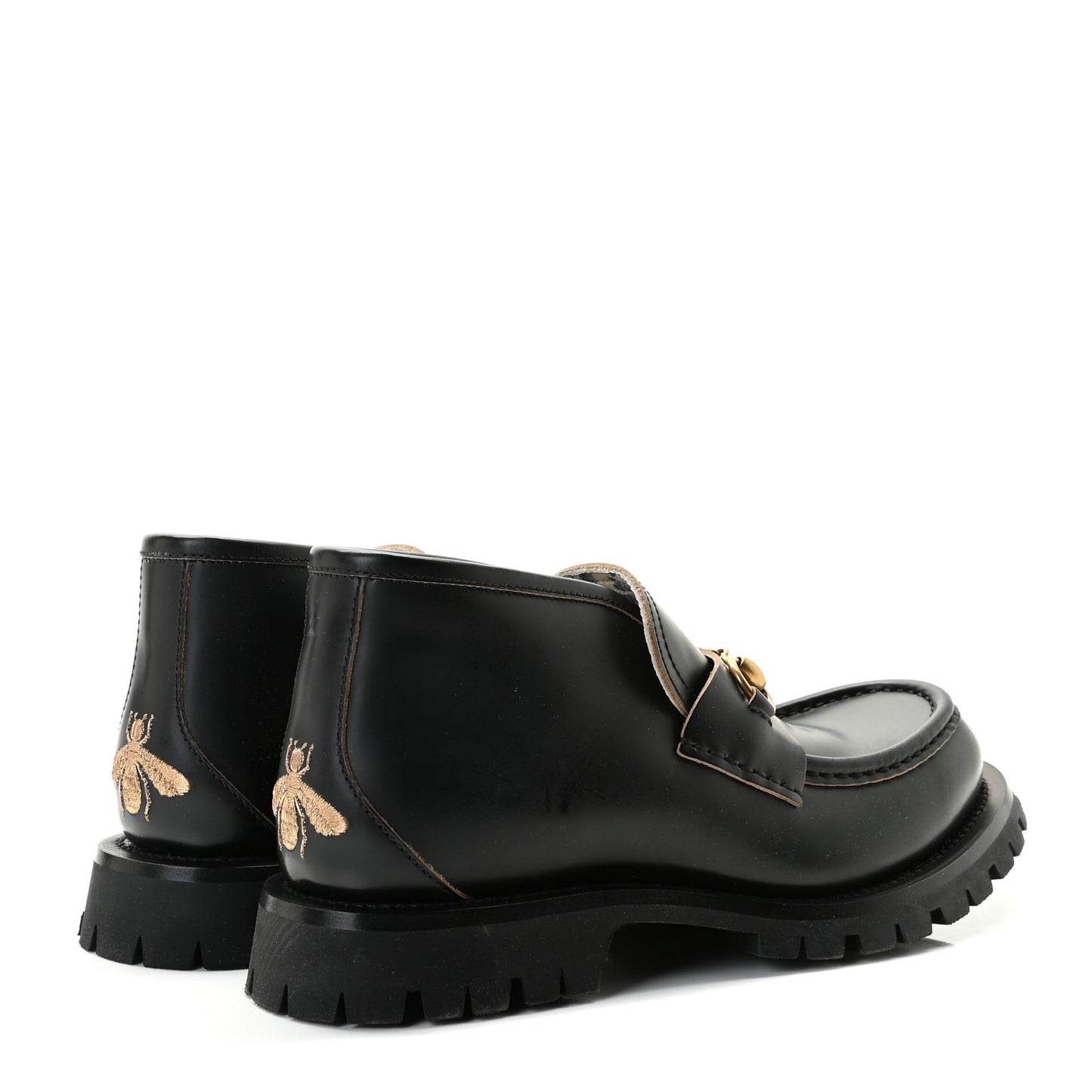 Cordovan Lux Mens Harald Horsebit Ankle Boots 7 Black