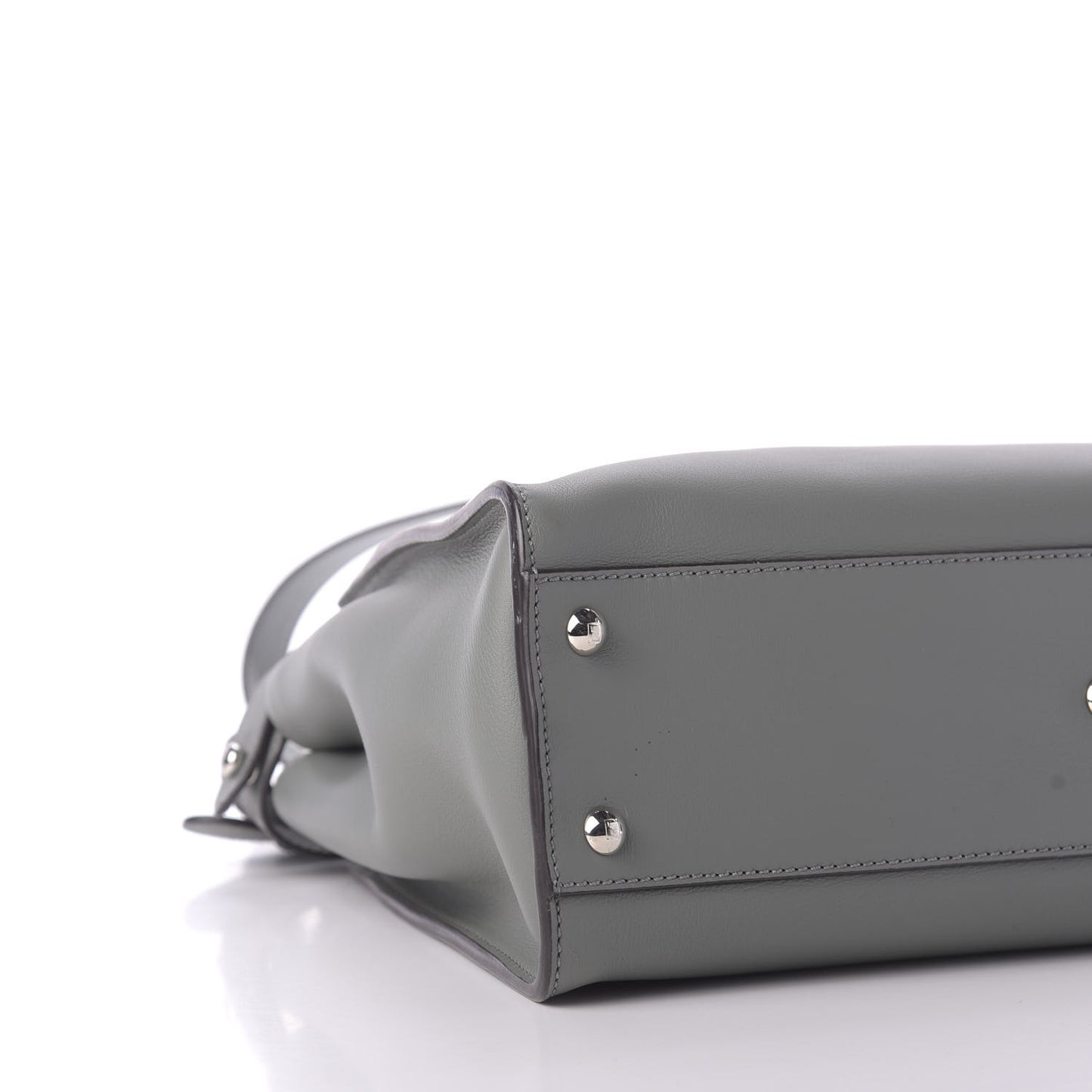 Vitello Seta Shiny Nappa Medium Peekaboo Iconic Satchel Alga Rosa Doll