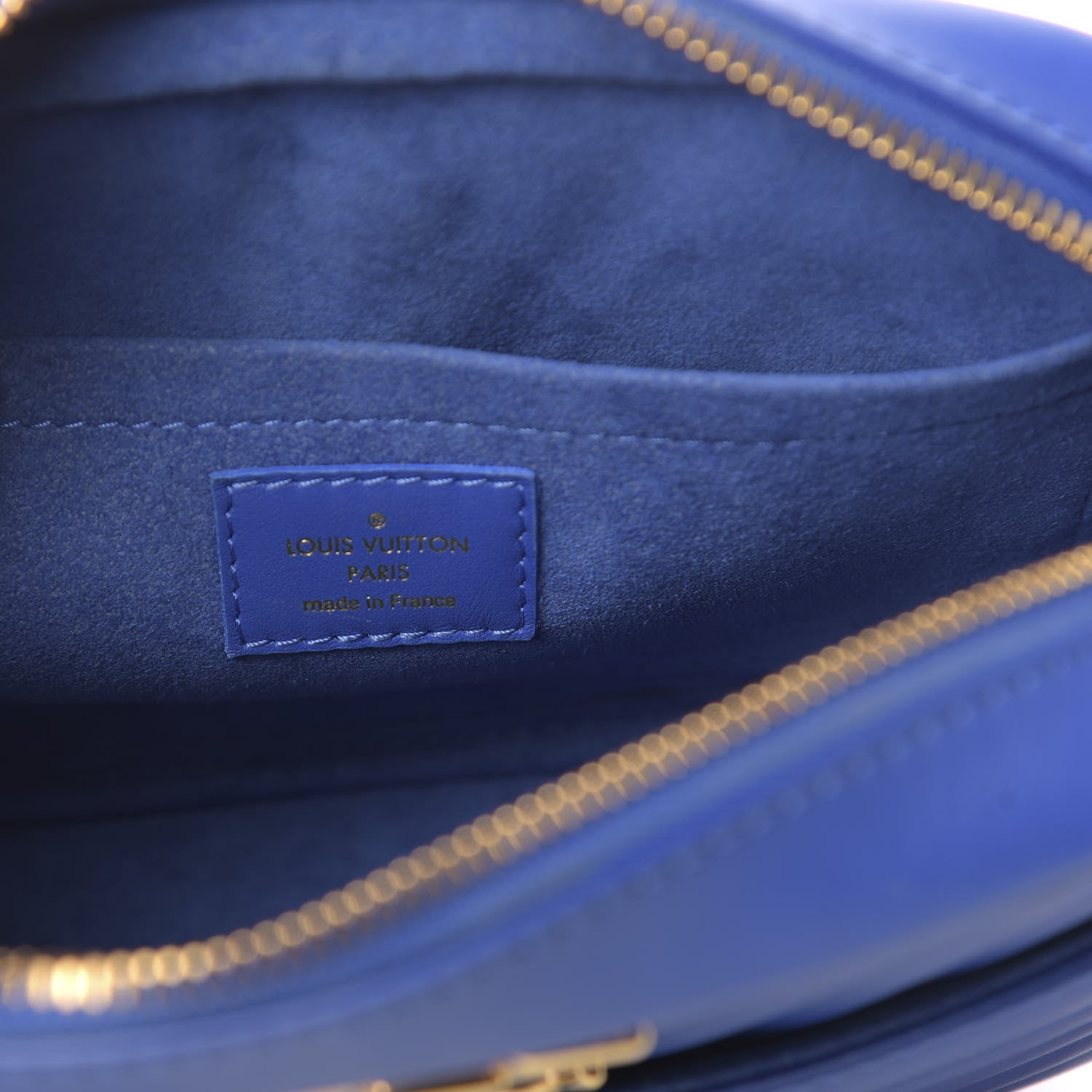 Louis Vuitton Calfskin New Wave Camera Bag Bleu Neon 8 of 10