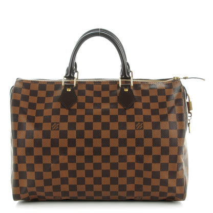Louis Vuitton Damier Ebene Speedy 35 1 of 8