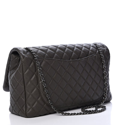 Chanel Calfskin Quilted Small XXL Travel Flap Bag Khaki 2 of 10
