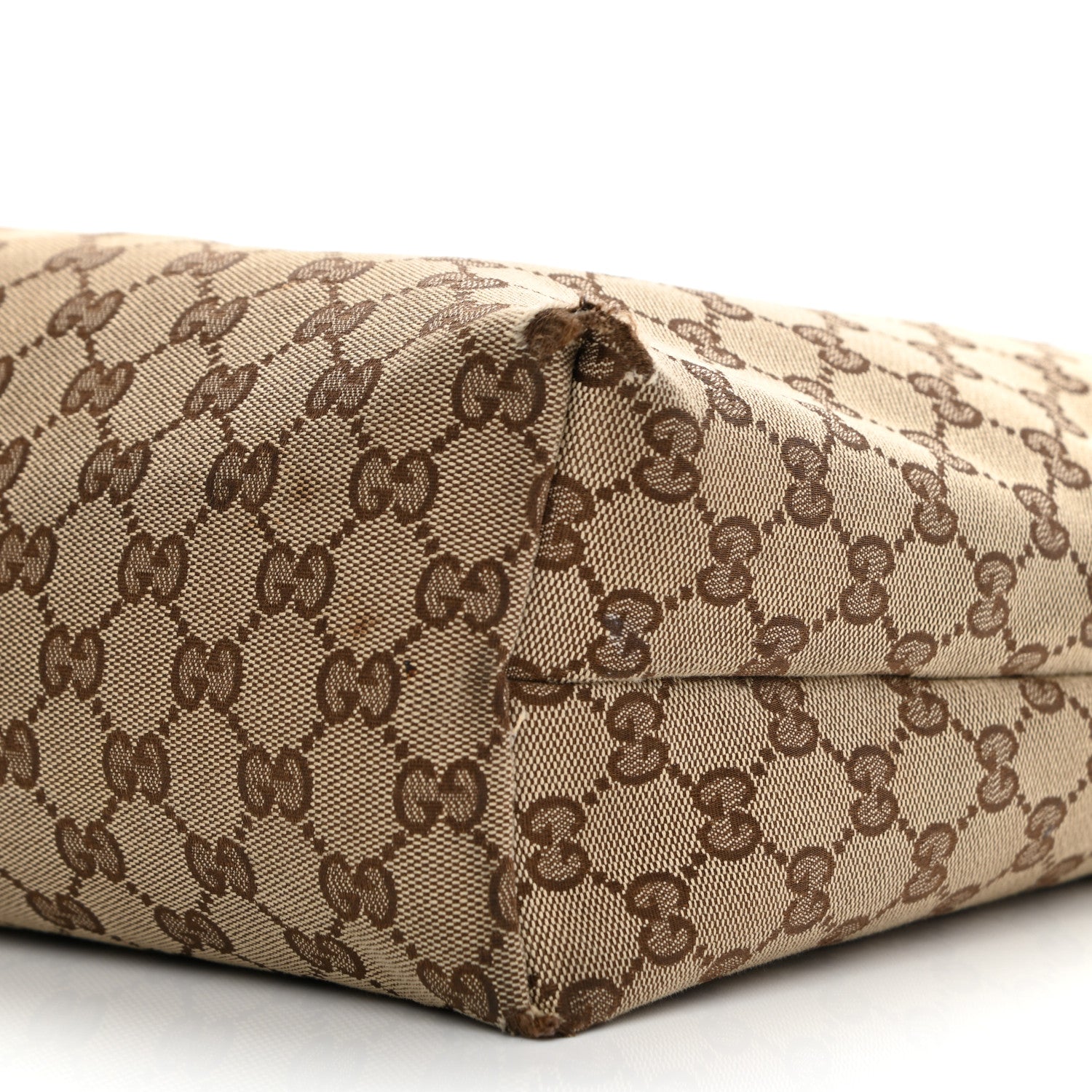 Gucci Monogram Web Medium Flat Messenger Bag Brown 12 of 17