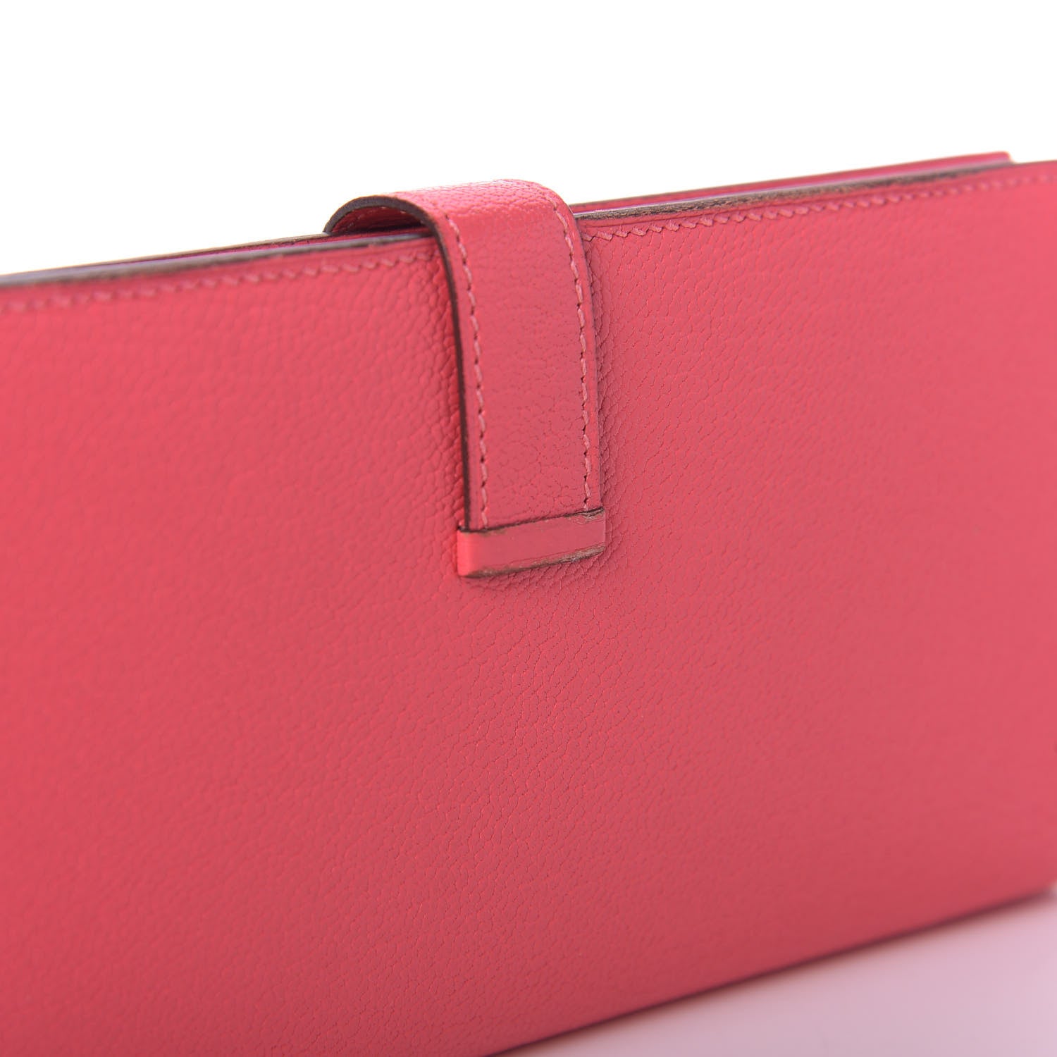 Hermes Chevre Mysore Bearn Gusset Wallet Rose Azalee 12 of 13