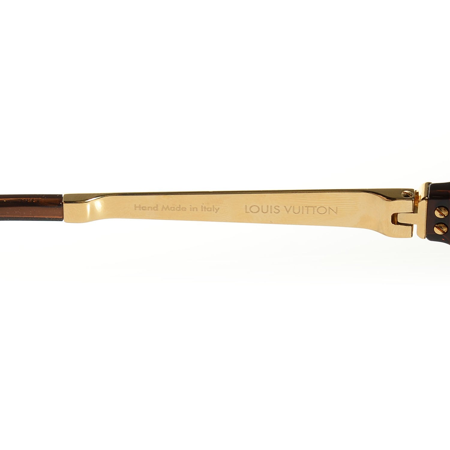 Louis Vuitton Petit Soupcon Rond Sunglasses Z0490W Brown Glitter 3 of 4