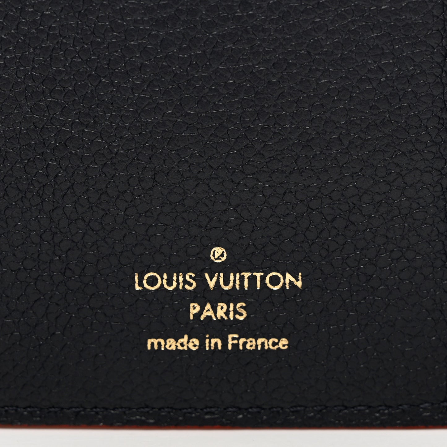Empreinte Victorine Wallet Marine Rouge
