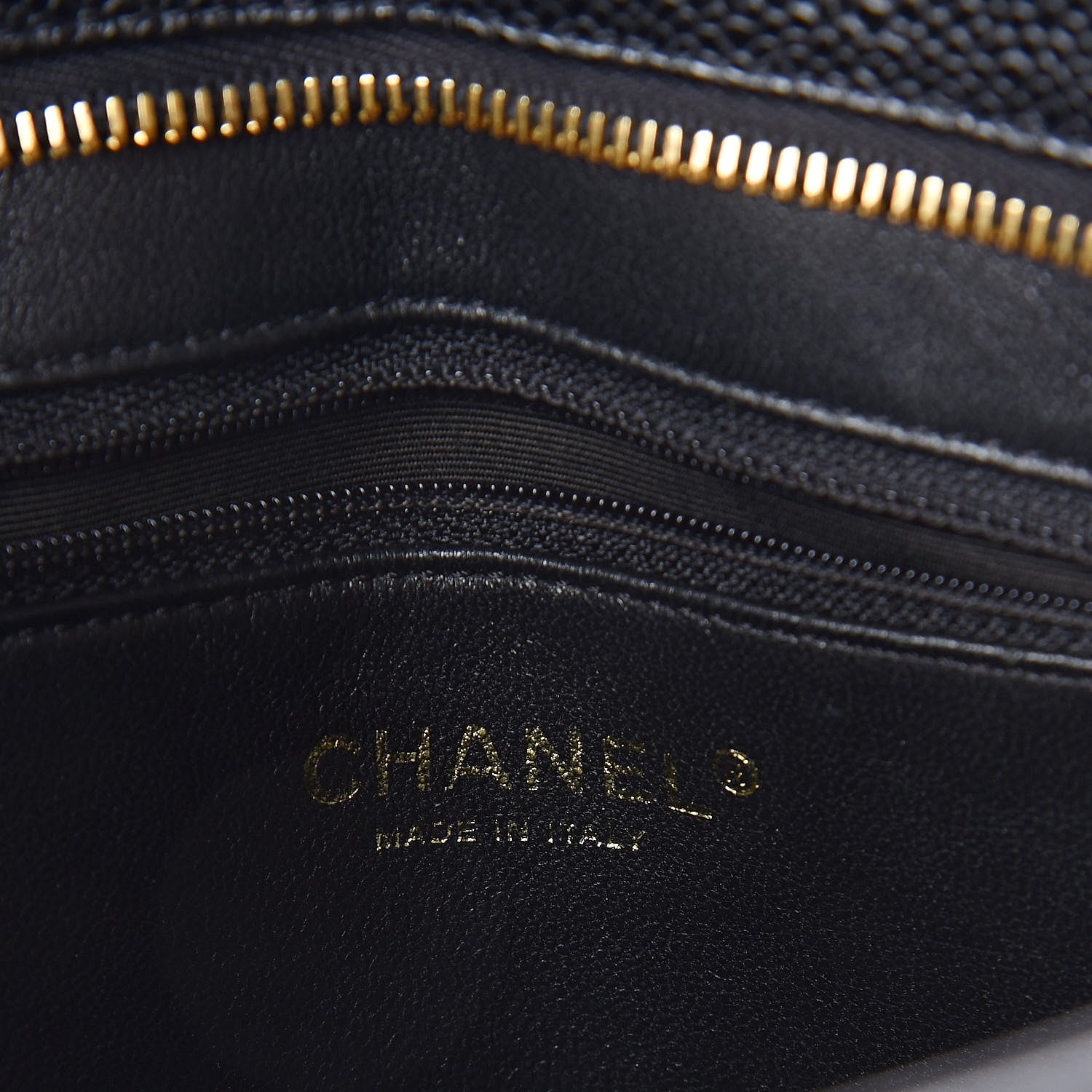Chanel Caviar Quilted Medallion Tote Black 6 of 10