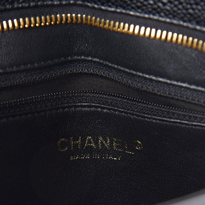Chanel Caviar Quilted Medallion Tote Black 6 of 10