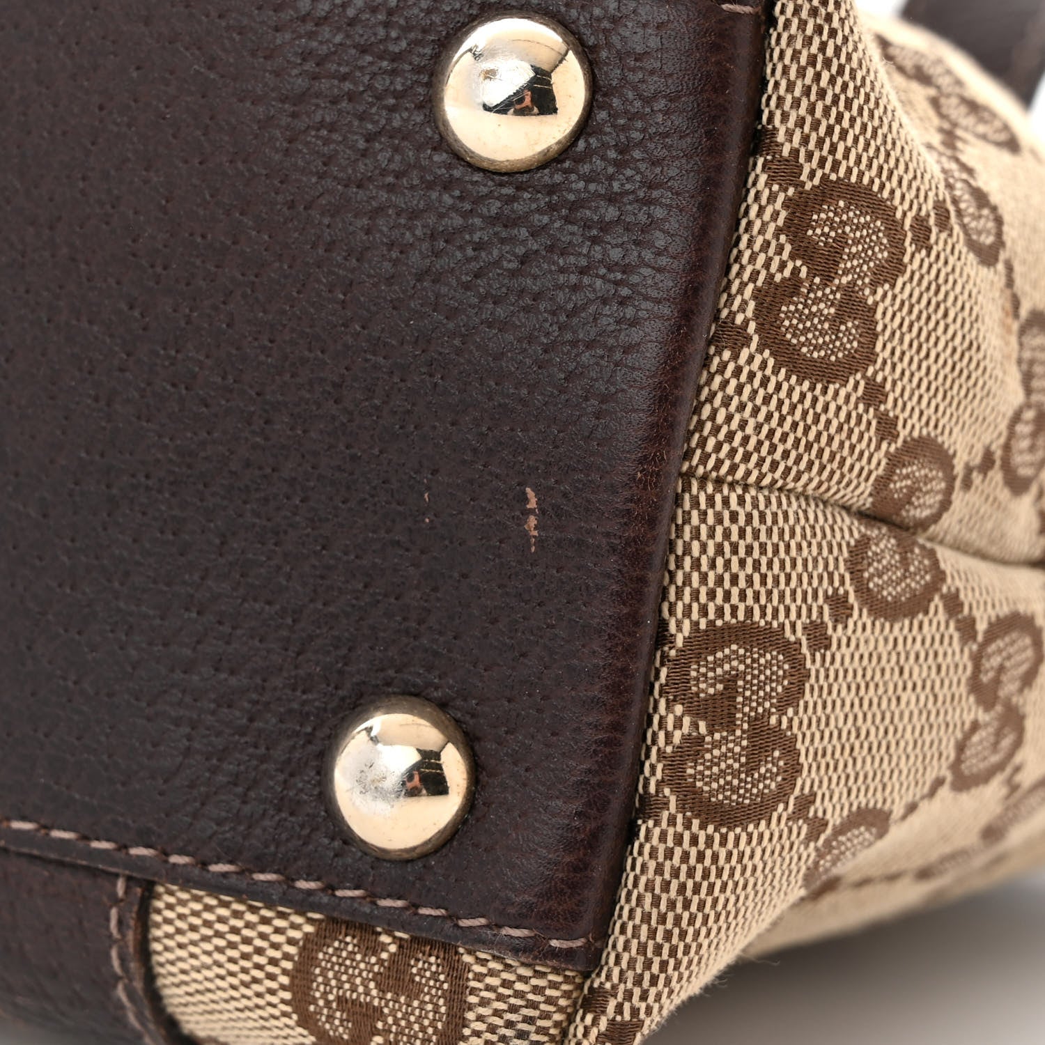 Gucci Monogram Small Abbey Tote Dark Brown 11 of 11