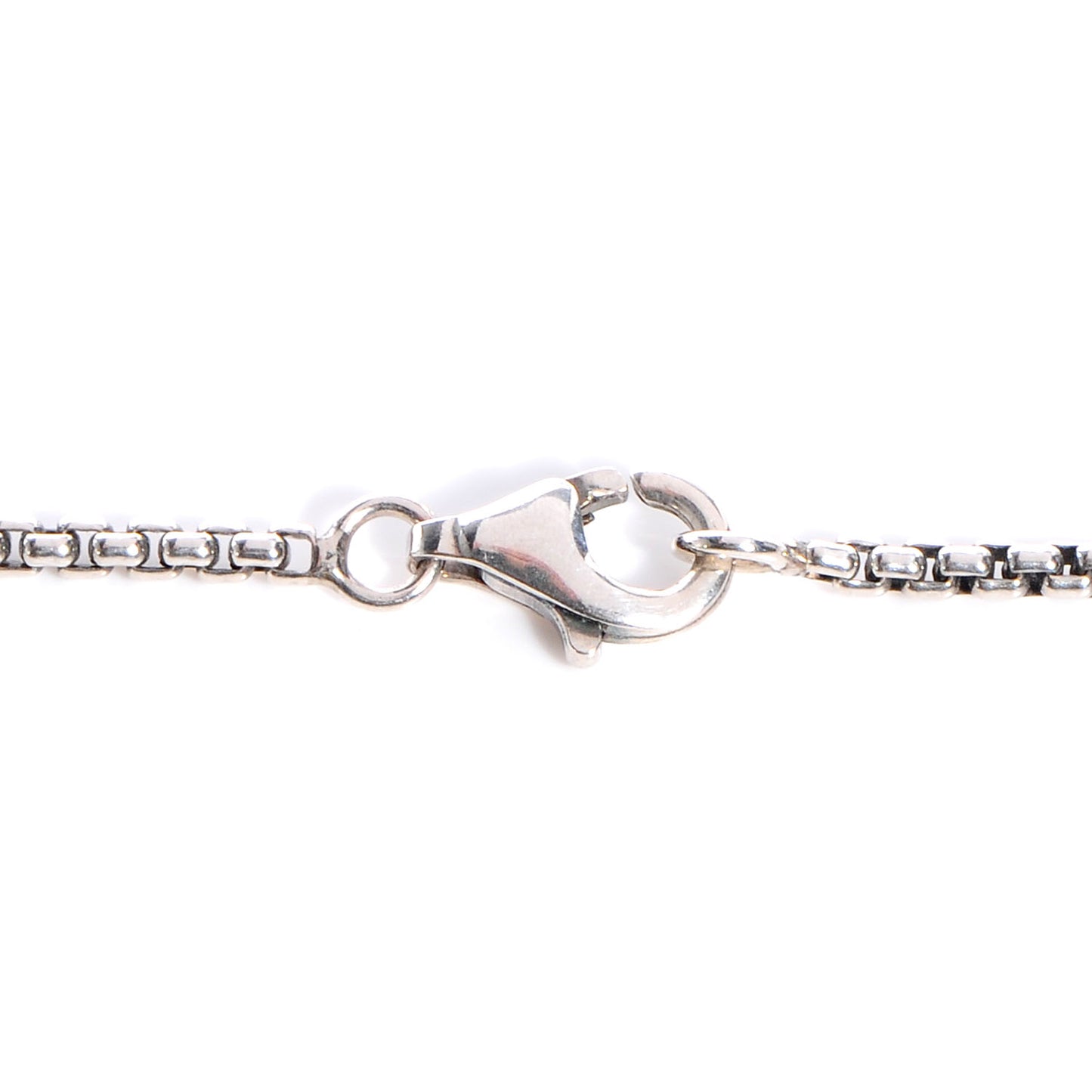 Sterling Silver Prasolite 8mm Petite Cerise Pendant Cable Necklace