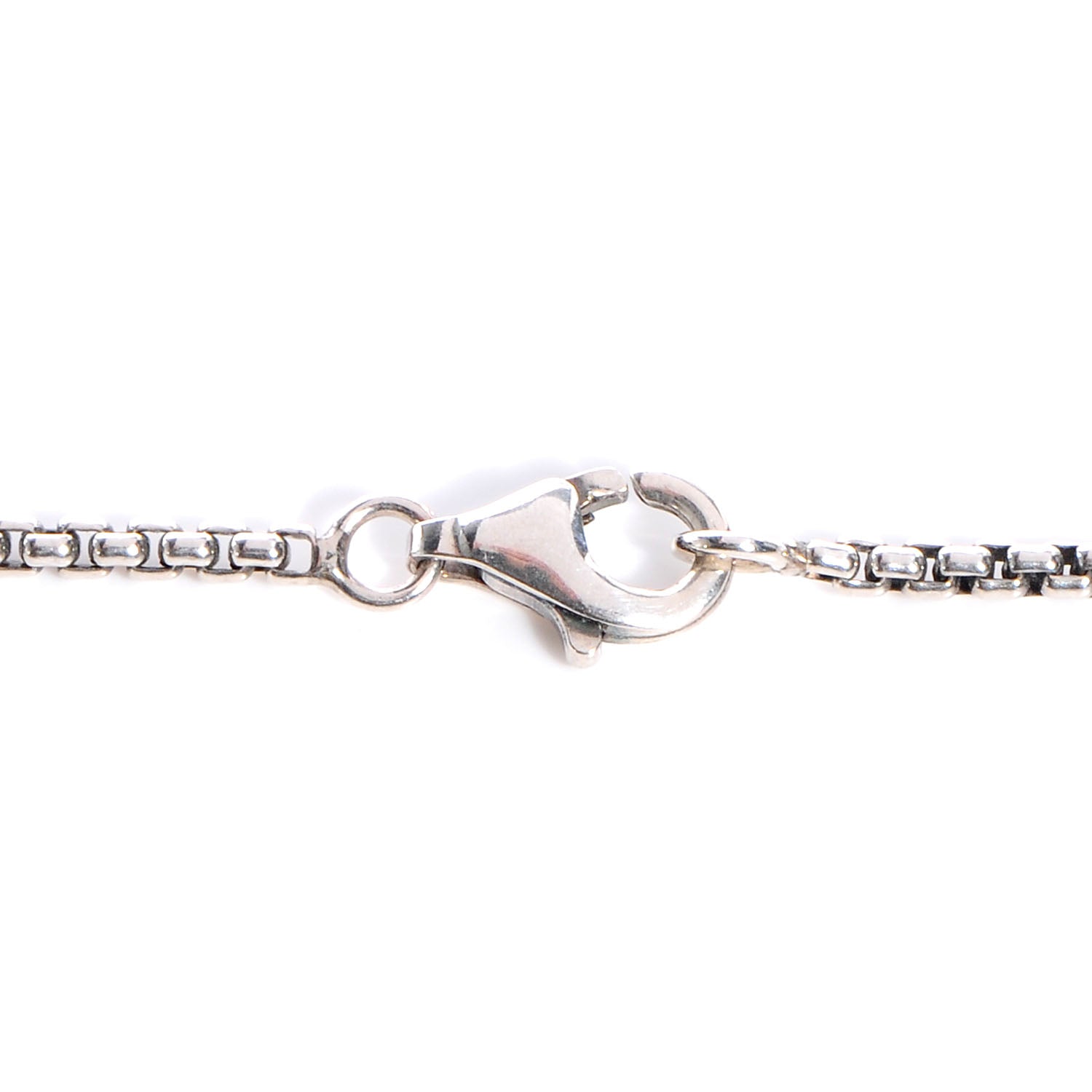 David Yurman Sterling Silver Prasolite 8mm Petite Cerise Pendant Cable Necklace 3 of 5