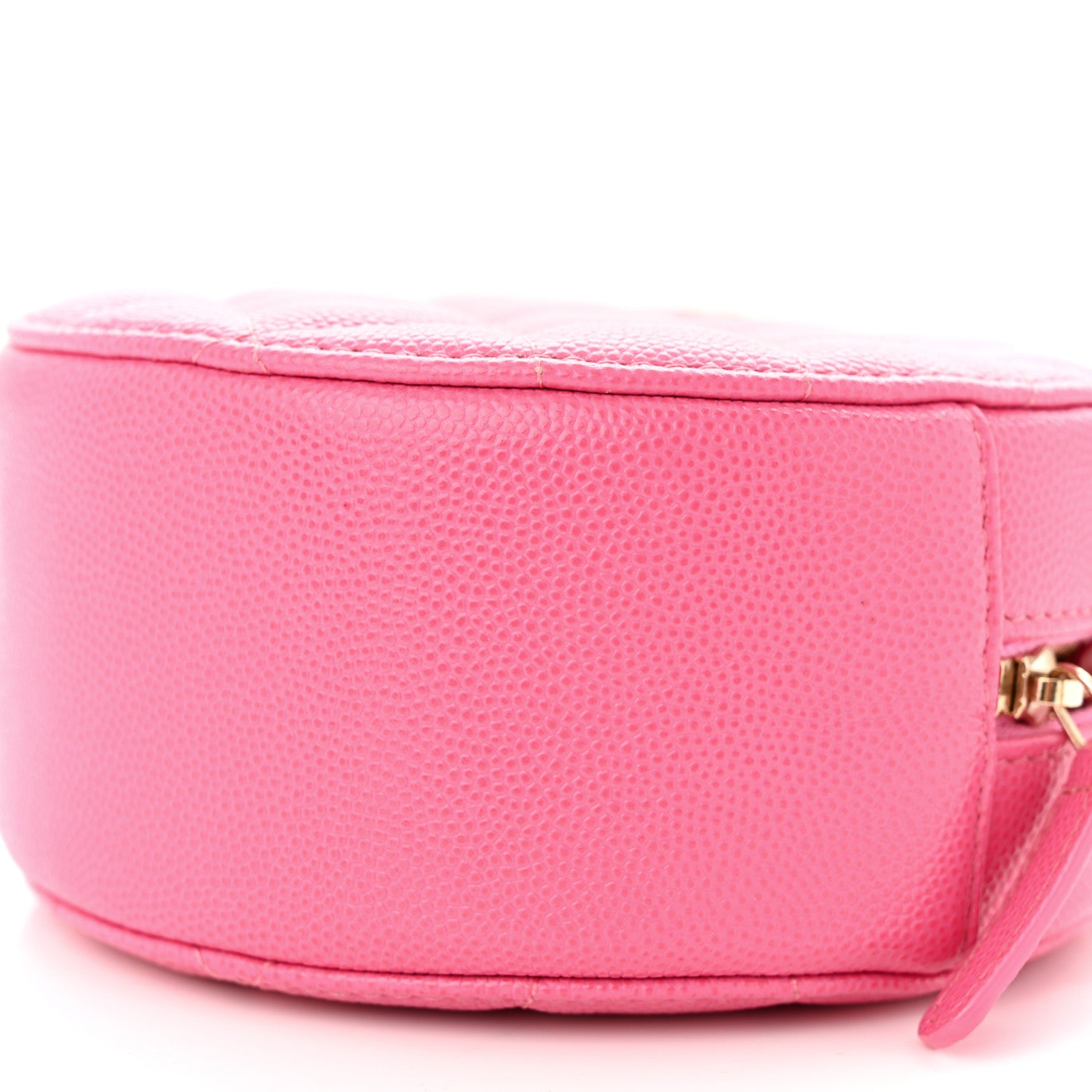 Chanel Caviar Quilted Round Clutch With Chain Pink 10 of 10