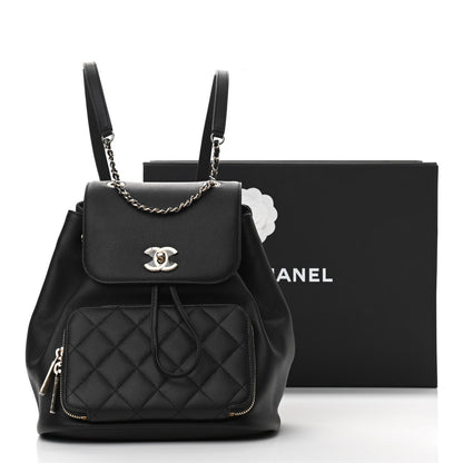 Chanel Caviar Quilted Business Affinity Backpack Black 11 of 11