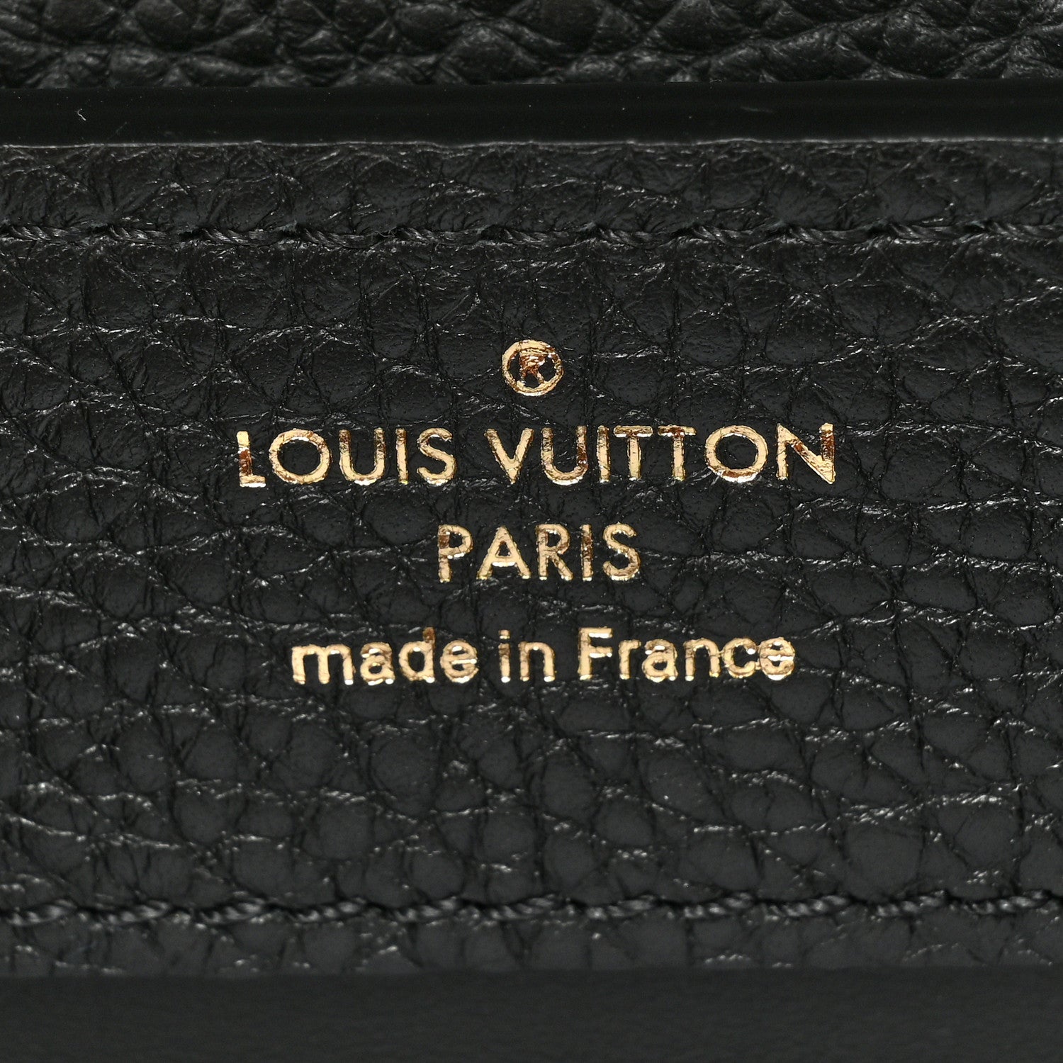 Louis Vuitton Taurillon Mini Capucines Black 7 of 9