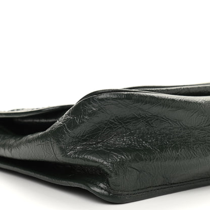 Saint Laurent Crinkled Calfskin Matelasse Monogram Medium Niki Chain Satchel Military Olive 9 of 11