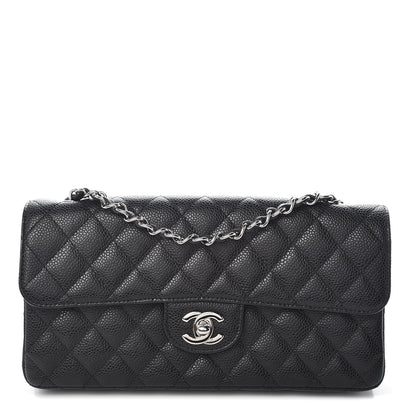 Chanel Caviar Quilted East West Flap Black 1 of 9