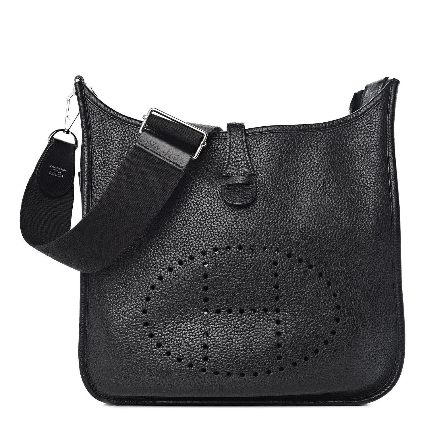 Hermes Taurillon Clemence Evelyne III PM Black 1 of 11
