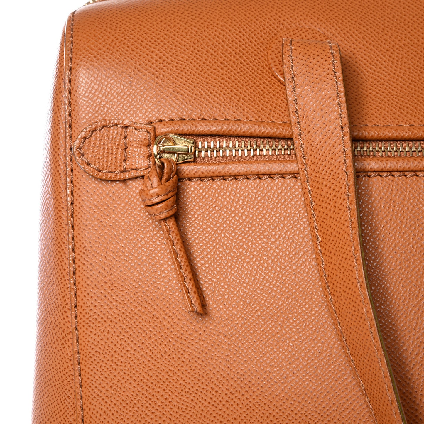 Grained Calfskin Duffle Bag Beige