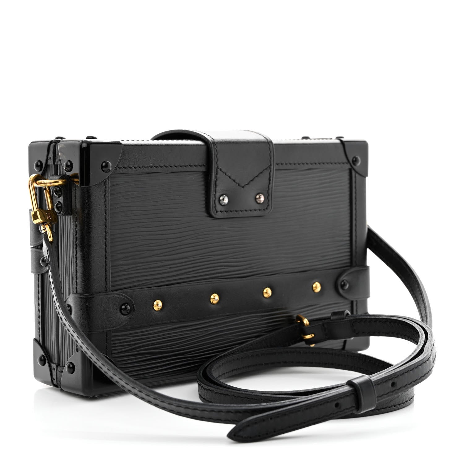 Louis Vuitton Epi Petite Malle Black 3 of 10