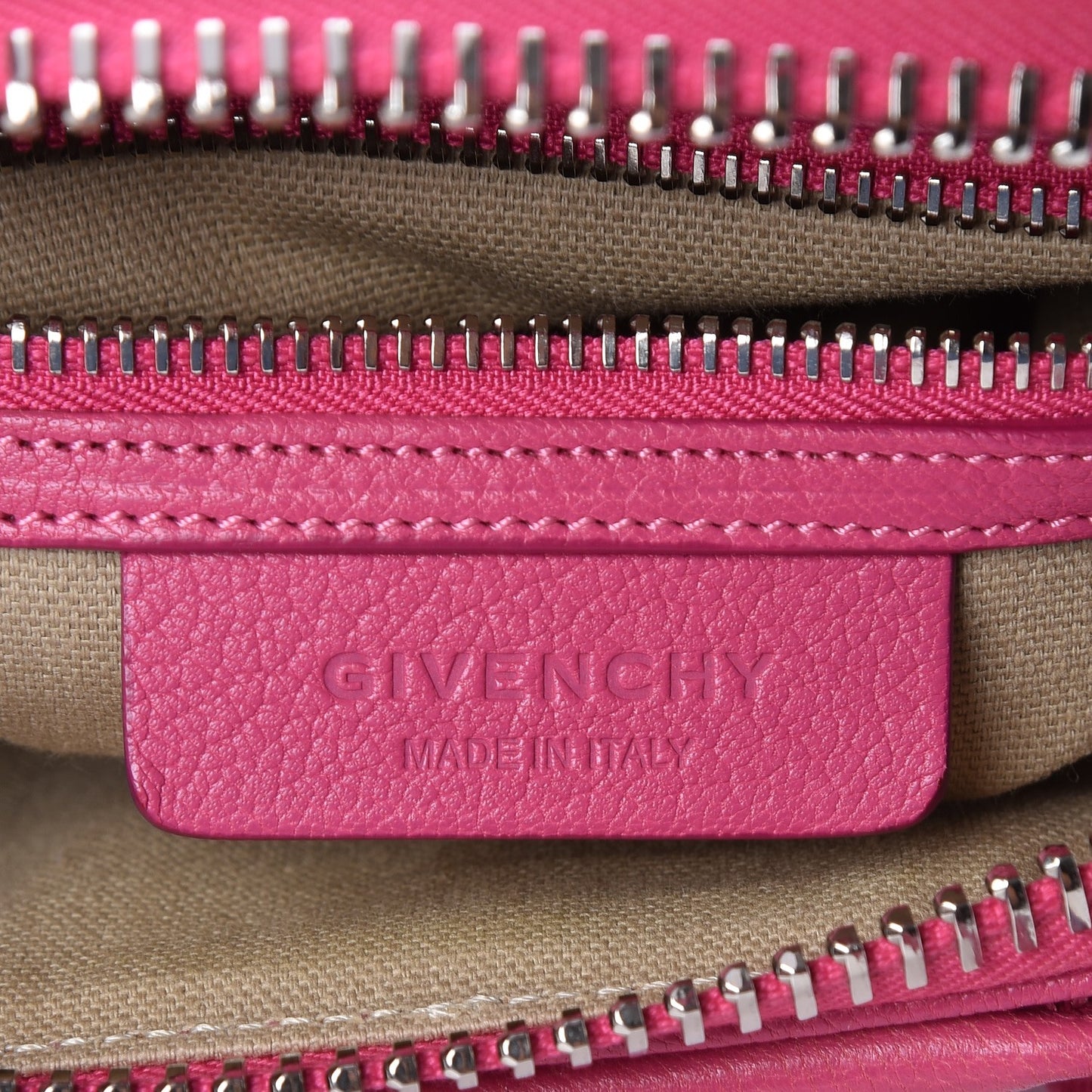 Sugar Goatskin Mini Antigona Fushia