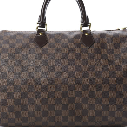 Louis Vuitton Damier Ebene Speedy 35 8 of 16