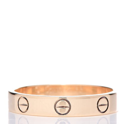 Cartier 18K Yellow Gold 3.5mm LOVE Wedding Band Ring 55 7.25 1 of 5
