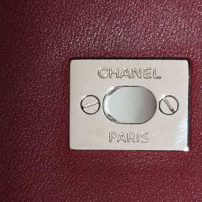 Chanel Calfskin Quilted In the Business Flap Bag Dark Red 6 of 11