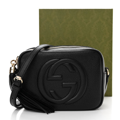 Gucci Pebbled Calfskin Small Soho Disco Bag Black 12 of 12