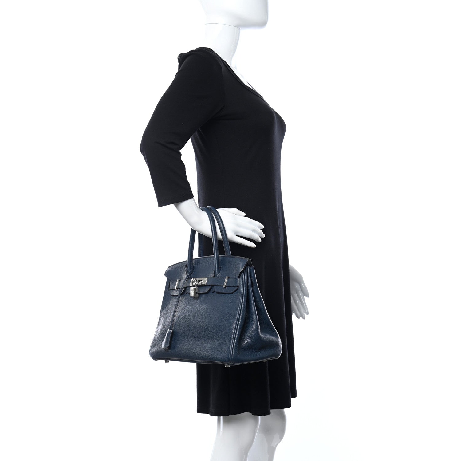 Hermes Togo Birkin 30 Bleu Indigo 2 of 11
